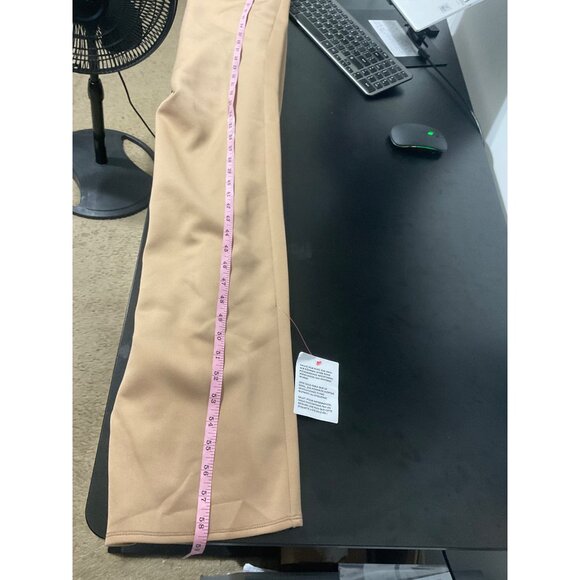 ASOS DESIGN Asymmetric Back Slit Maxi Dress Camel size 0 - Picture 12 of 15